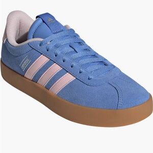 Adidas Women's Blue and Light Pink Shoes